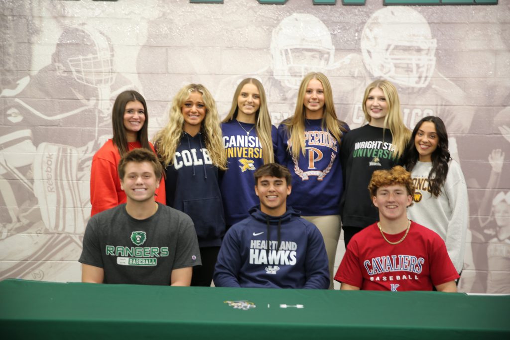 Nine Athletes Commit to Collegiate Athletics