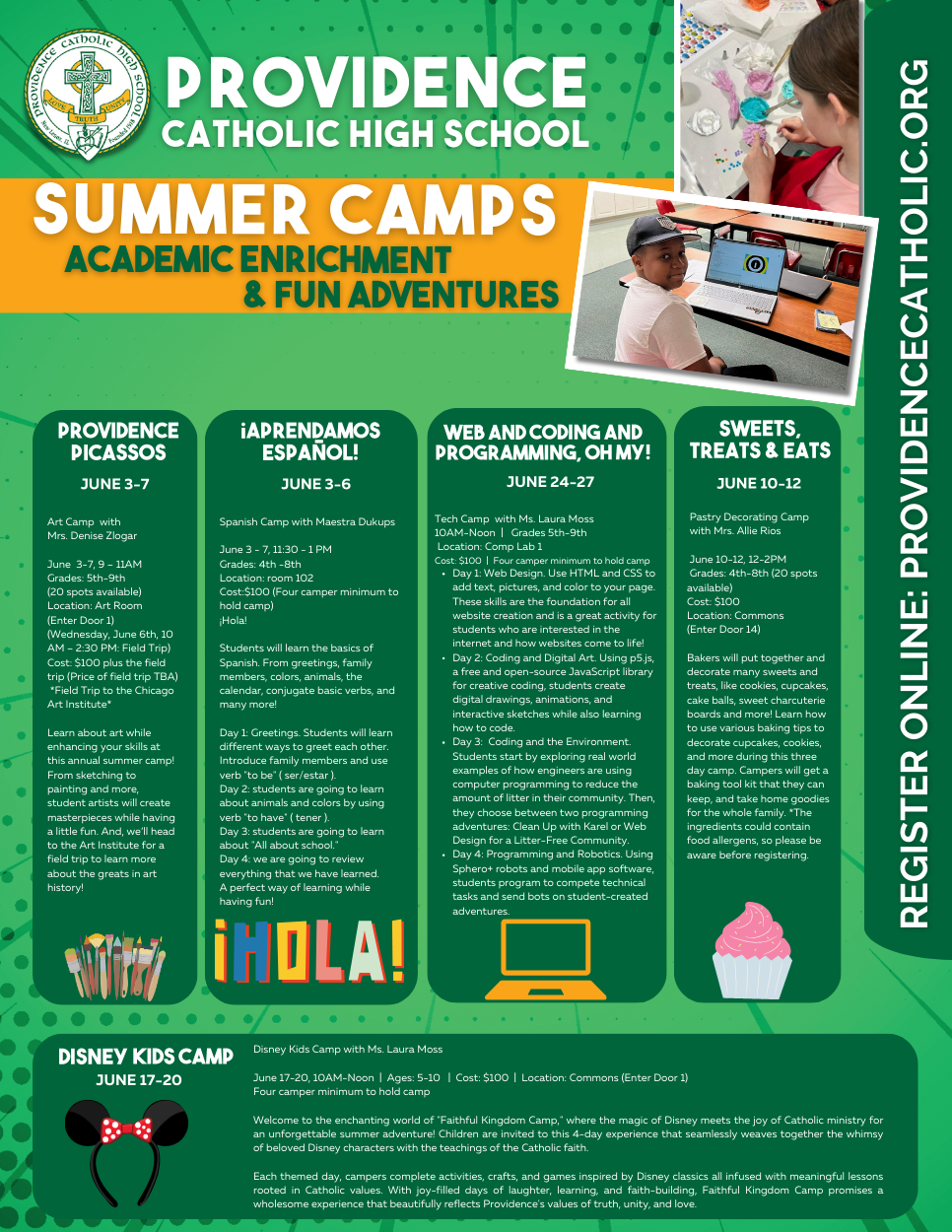 Academic Enrichment and Fun Adventures Summer Camps Providence