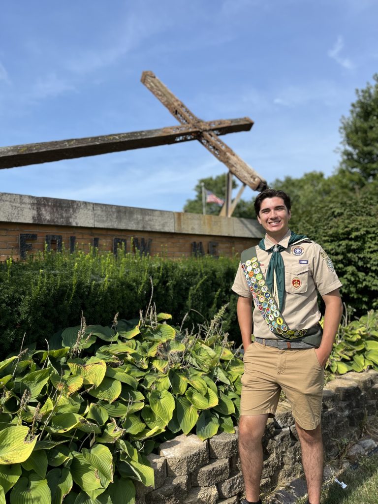 Senior Ryan Gade Raises Funds to Restore Iconic “Follow Me” Cross at PCHS
