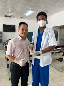 Providence Catholic Senior Zinn Amos Takes Medical Trip to Vietnam