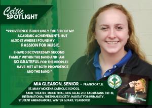 Celtic Spotlight Mia Gleason