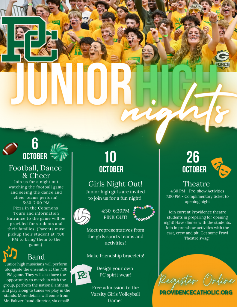 Junior High Students Join Us for These Junior High Nights